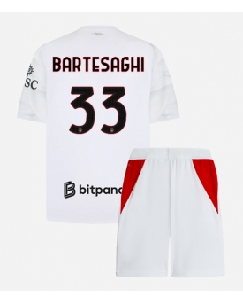 AC Milan Davide Bartesaghi #33 Maglia Gara Trasferta Repliche 2026-27 Bambino Maniche Corte
